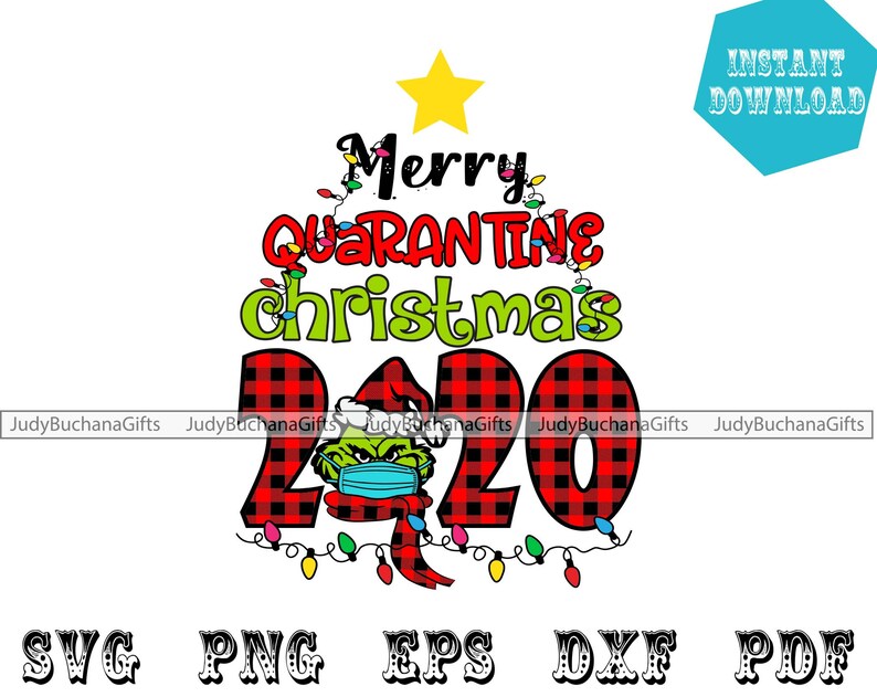 Download Merry Quarantine Christmas 2020 SVG Grinch 2020 SVG Grinch ...