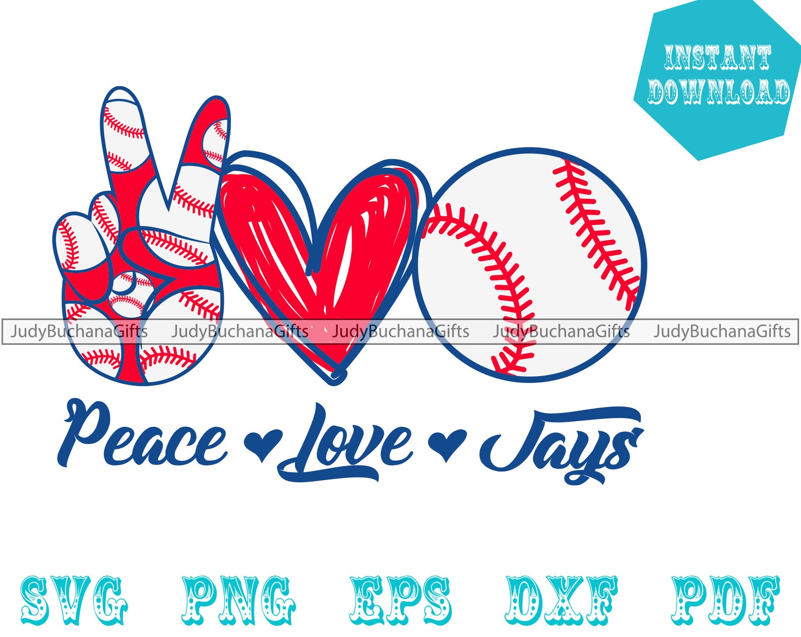 Download Peace Love Blue Jays Svg Jays Svg Jays Baseball Svg Vector ...