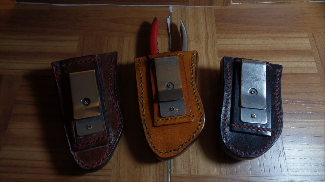 Fishing pliers sheath for 6 1/2 manley pliers leather Etsy