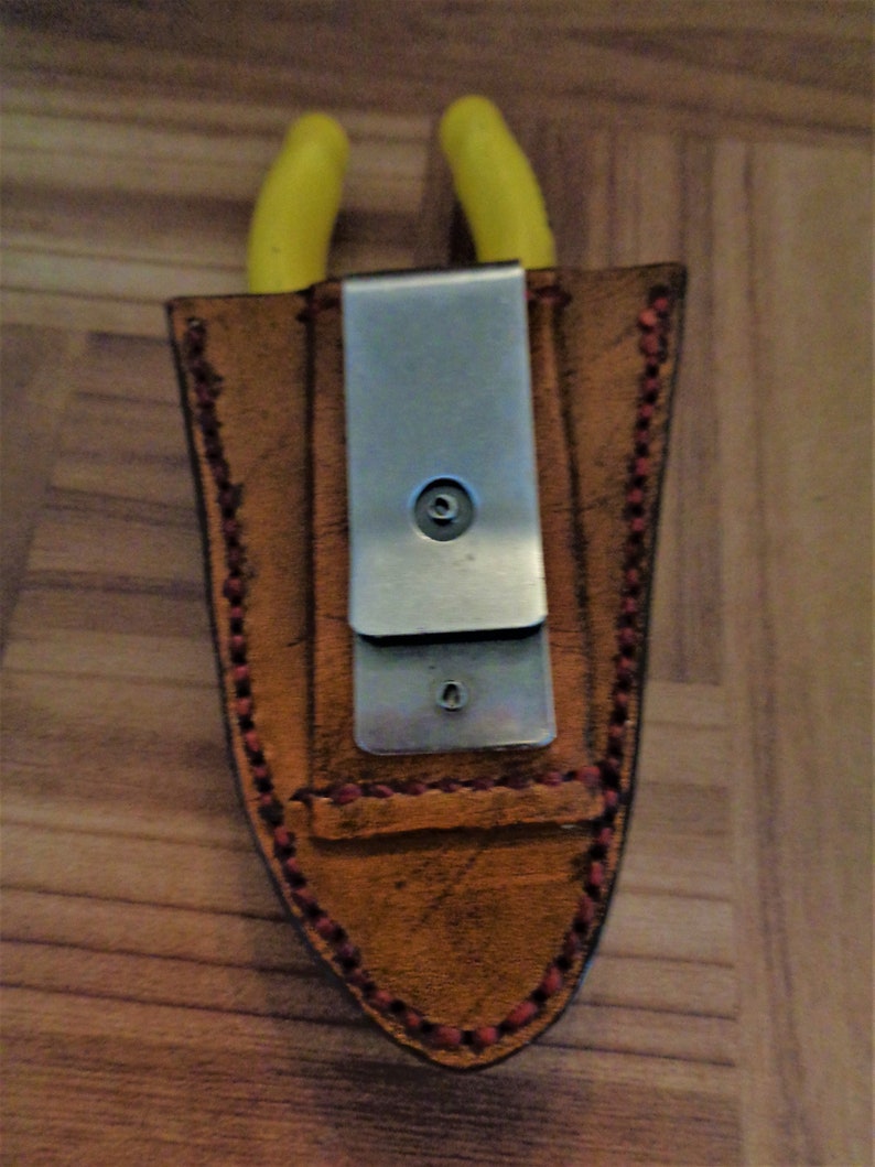 Fishing Pliers Sheath fits 5 manley pliers Stainless Steel parts handcrafted in U.S.A.