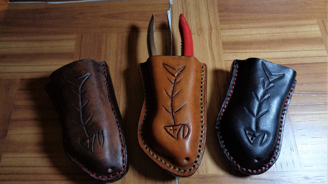 Fishing Pliers Sheath for 6 1/2 Manley Pliers Leather Stainless Steel