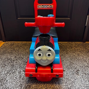 Thomas the Tank Engine Ride On Toy with Lights & Sounds Kiddieland In Working Condition