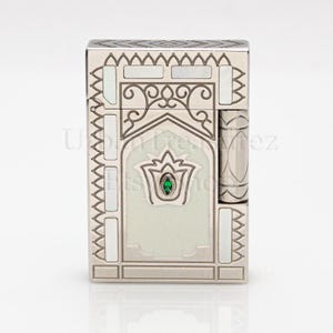 St Dupont TAJ MAHAL Lighter Limited Edition ΜΙΝΤ In Box & Papers, Ligne 2 Lacquer Lighter, Luxury Architecture Lover Gift, Mother of Pearl