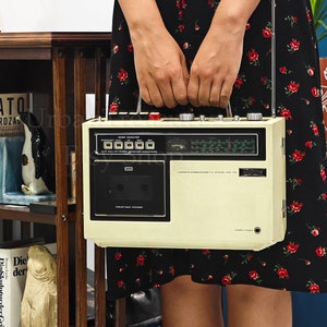 70s Boombox Superscope CRS-152 by Marantz, Vintage Radio Stereo Speakers Portable Sound System, Retro FM AM Cassette Player, Working!