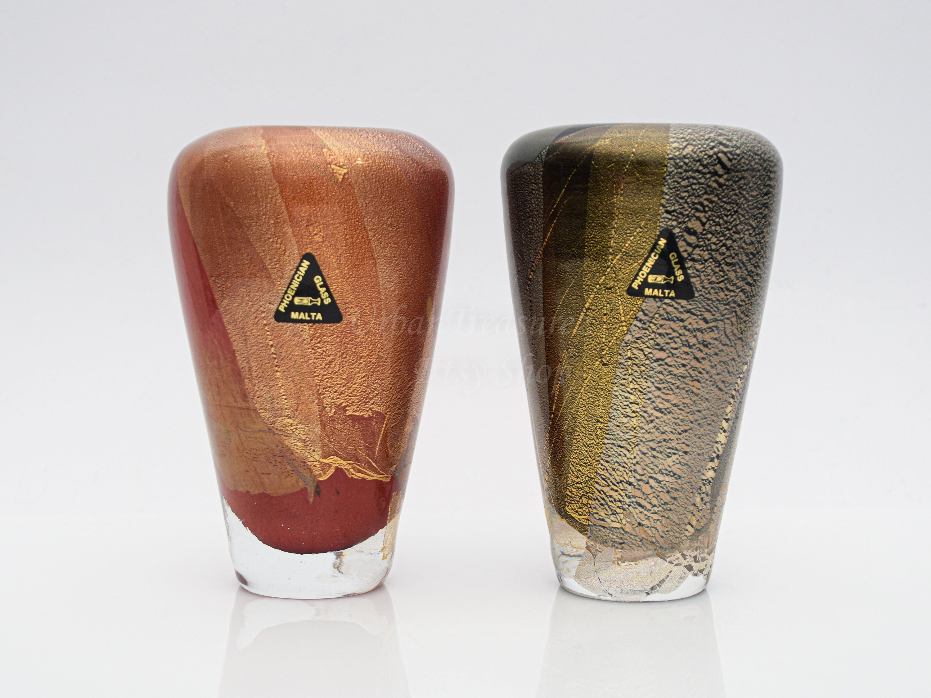 Phoenician glass（フェニキアンガラ ス）花瓶マルタガラス Phoenician glass（フェニキアンガラ ス）花瓶マルタガラス