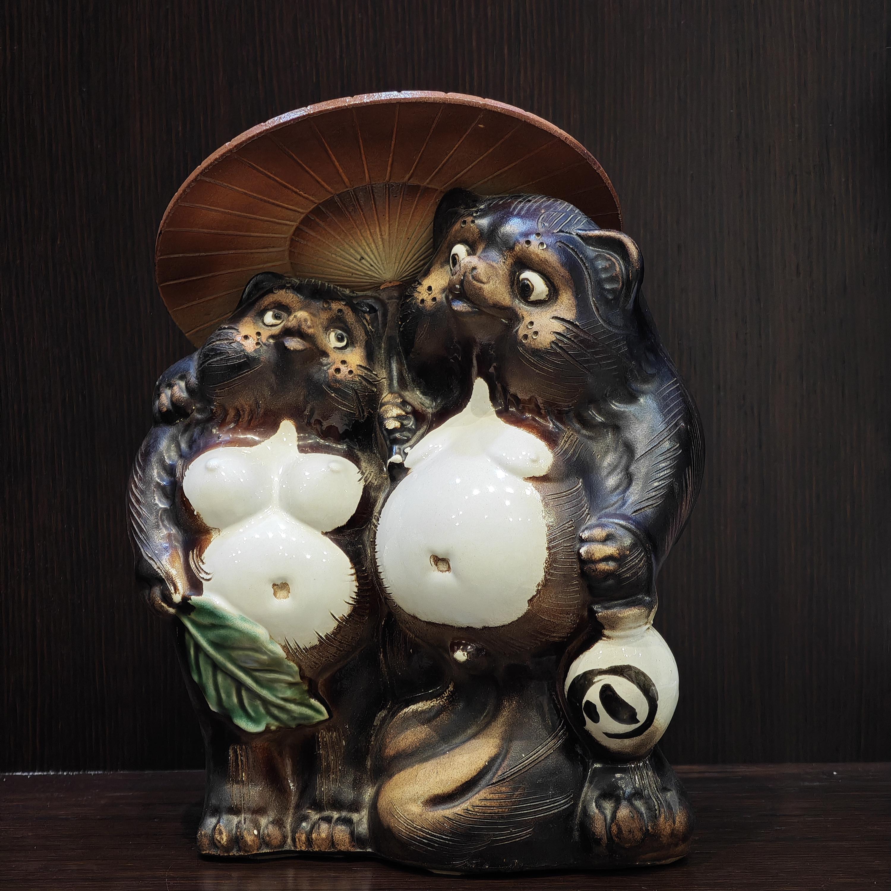 Tanuki shigaraki ware - Etsy 日本