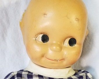 Vintage 12" Composition Jointed Kewpie Doll