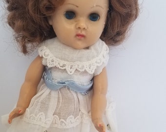 1950s Ginny Doll: Vogue Walker, Original Dress