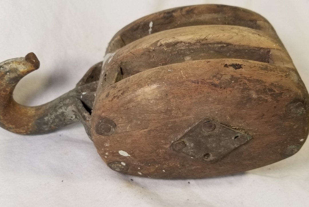 Pully String Instrument Vintage Large Double Drum Farm Pully - Etsy