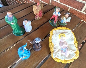 Vintage Nativity Creche Figures Figurines Your Pick Italy
