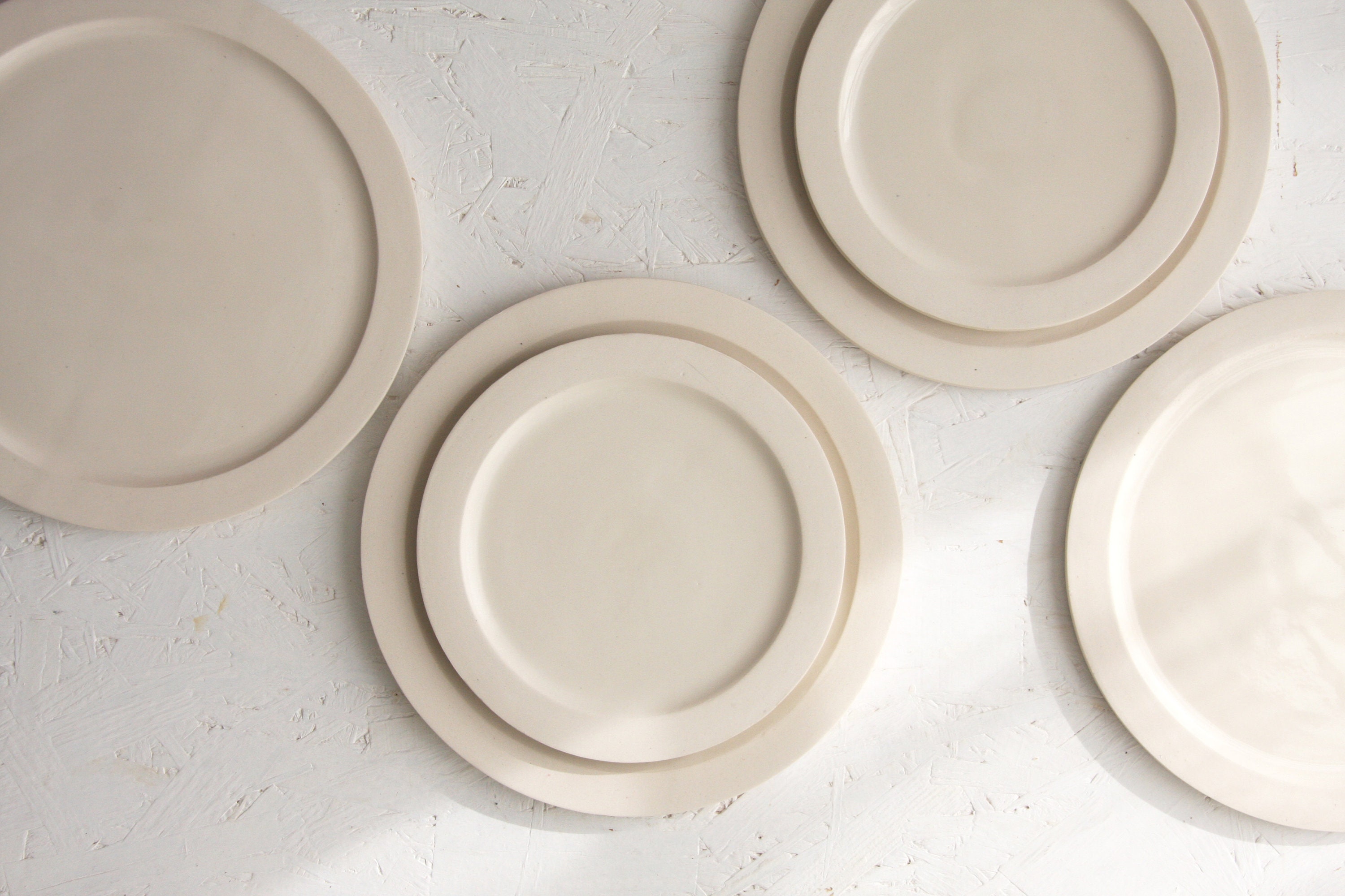 Ceramic plate in beige.Main course platePlate SetServing Etsy