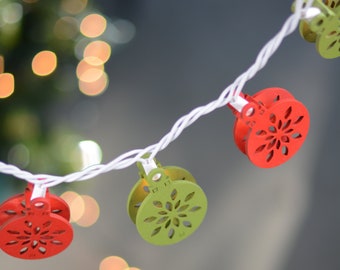 Luces de cadena - Adornos / Archivos SVG e Illustrator para Silhouette, Glowforge