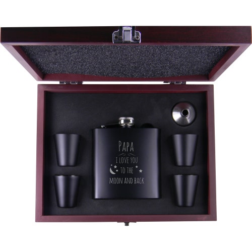 Personalised BIRTHDAY Hip Flask in Gift Box For Boys/Son/Male/18th/21st/40th/Dad Personalised BIRTHDAY Hip Flask in Gift Box For Boys/Son/Male/18th/21st/40th/Dad