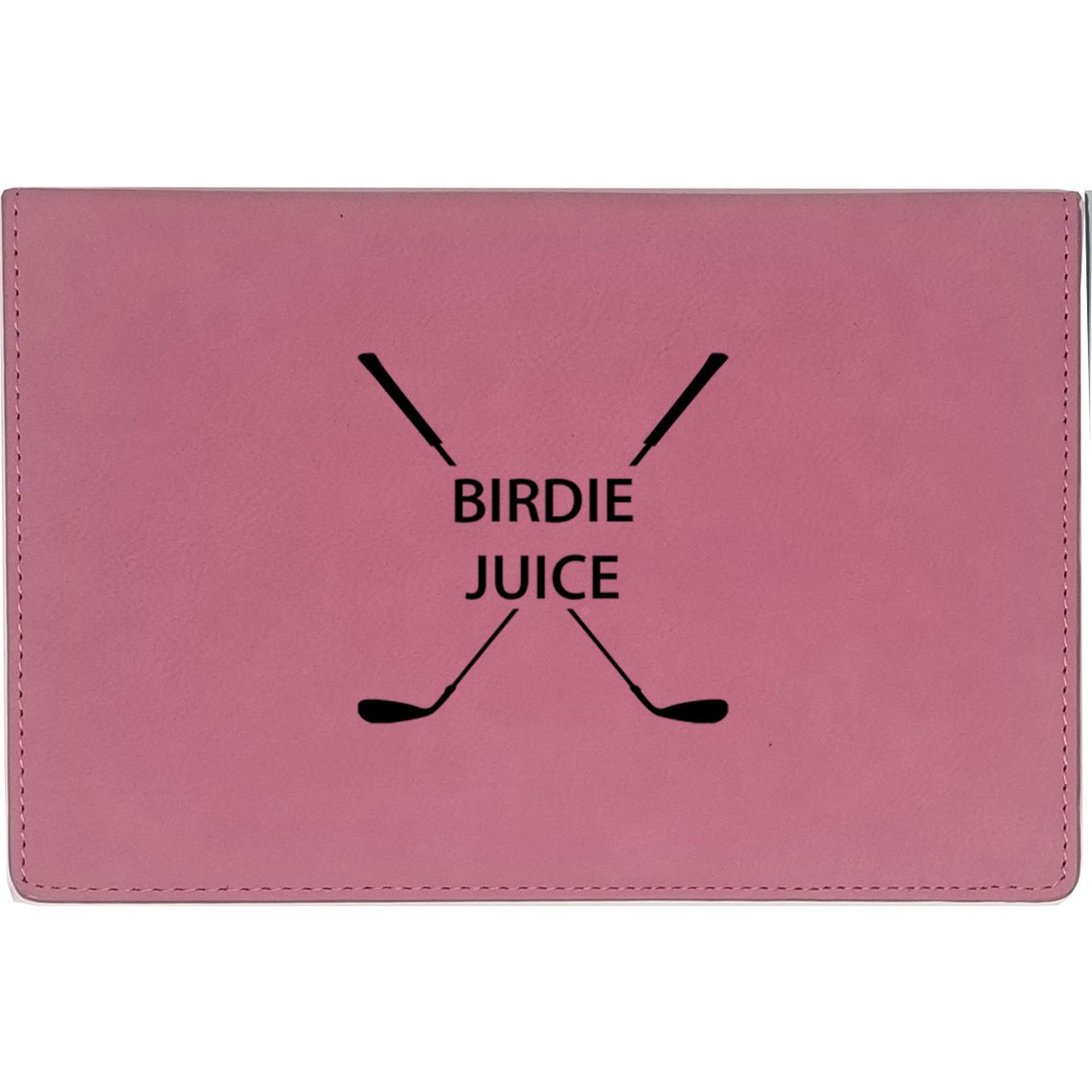 Birdie Juice 6-ounce Stainless Steel Black/pink Matte Golfer - Etsy