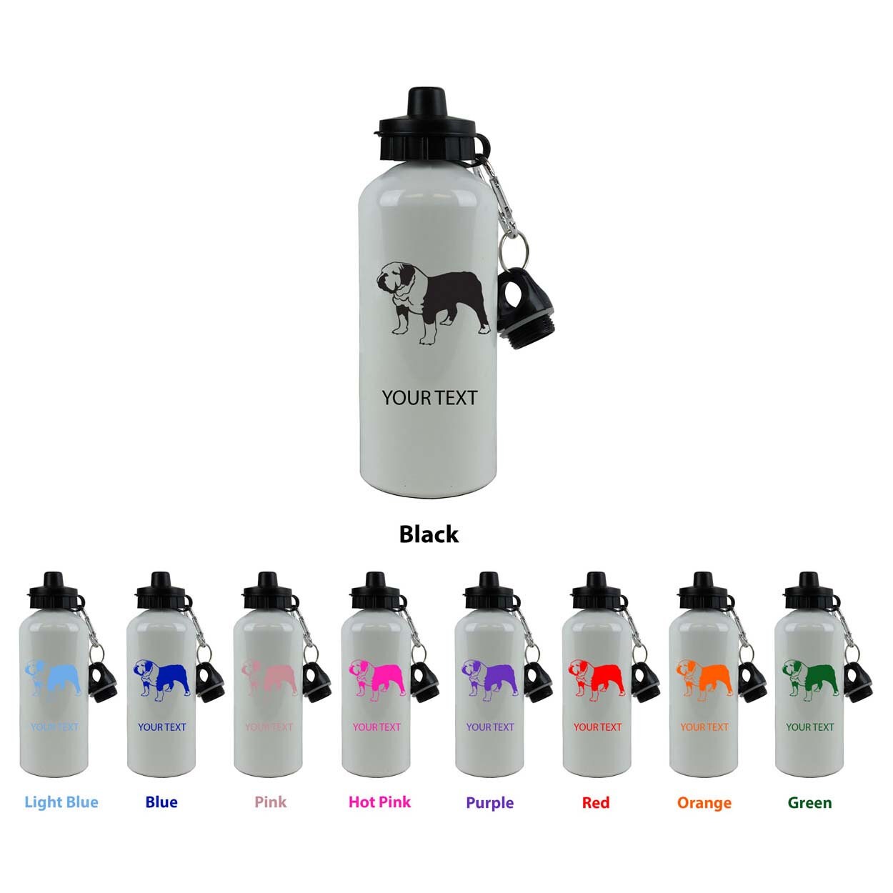  YouCustomizeIt Personalized Preppy Water Bottle - Aluminum - 20  oz : Sports & Outdoors