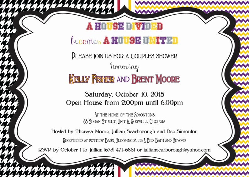 Ua Lsu House Divided Invitation Image 0
