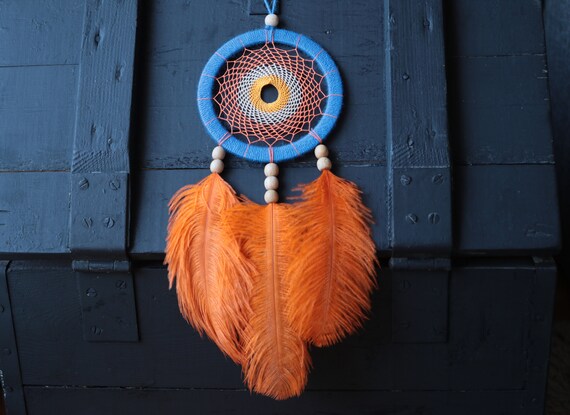 Dream Catcher Orange Colour Dreamcatchers Kids Room Wall Hanging Decor 4 Sizes Dream Catcher Orange Colour Dreamcatchers Kids Room Wall Hanging Decor 4 Sizes