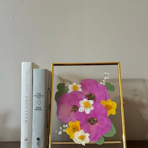 Pressed Flower, Art, Custom, Wedding, Flowers, Event, Flower Preservation, Gift, Baby Shower, Memorial, Birthday image 14