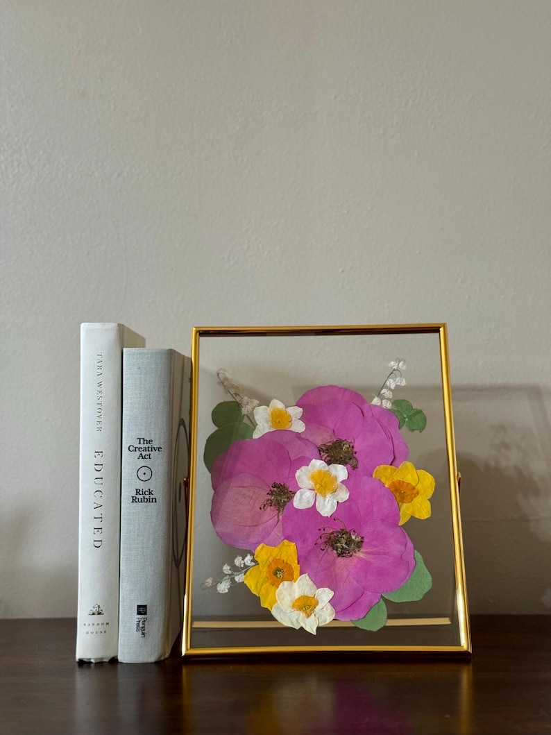 Pressed Flower, Art, Custom, Wedding, Flowers, Event, Flower Preservation, Gift, Baby Shower, Memorial, Birthday image 14
