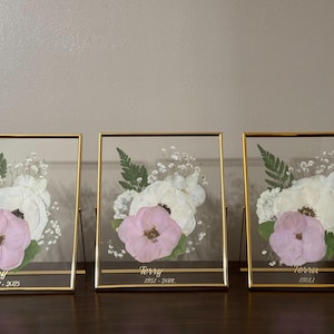 Pressed Flower, Art, Custom, Wedding, Flowers, Event, Flower Preservation, Gift, Baby Shower, Memorial, Birthday image 17