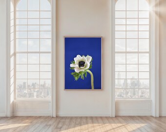 花、写真プリント、アネモネ、壁掛けアートプリント、フラワーアート、ファインアート