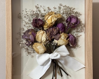 Dried Flower, Art, Custom, Wedding, Flowers, Event, Flowers, Flower Preservation, Gift, Shadow Box