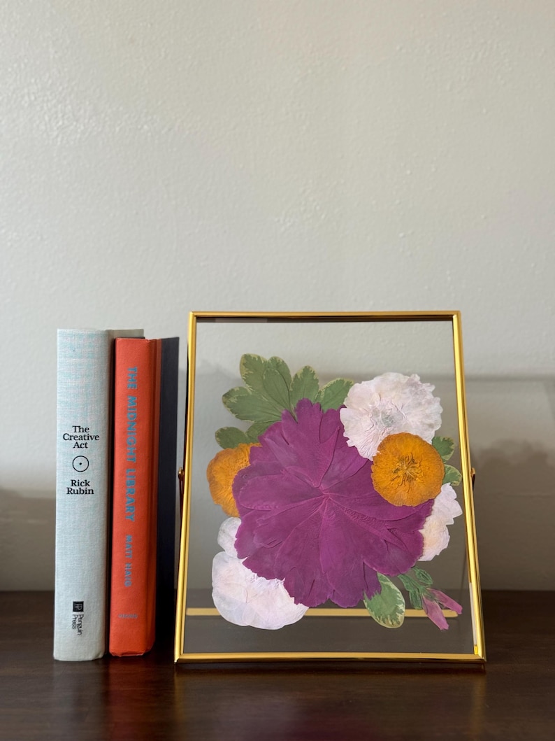 Pressed Flower, Art, Custom, Wedding, Flowers, Event, Flower Preservation, Gift, Baby Shower, Memorial, Birthday image 15