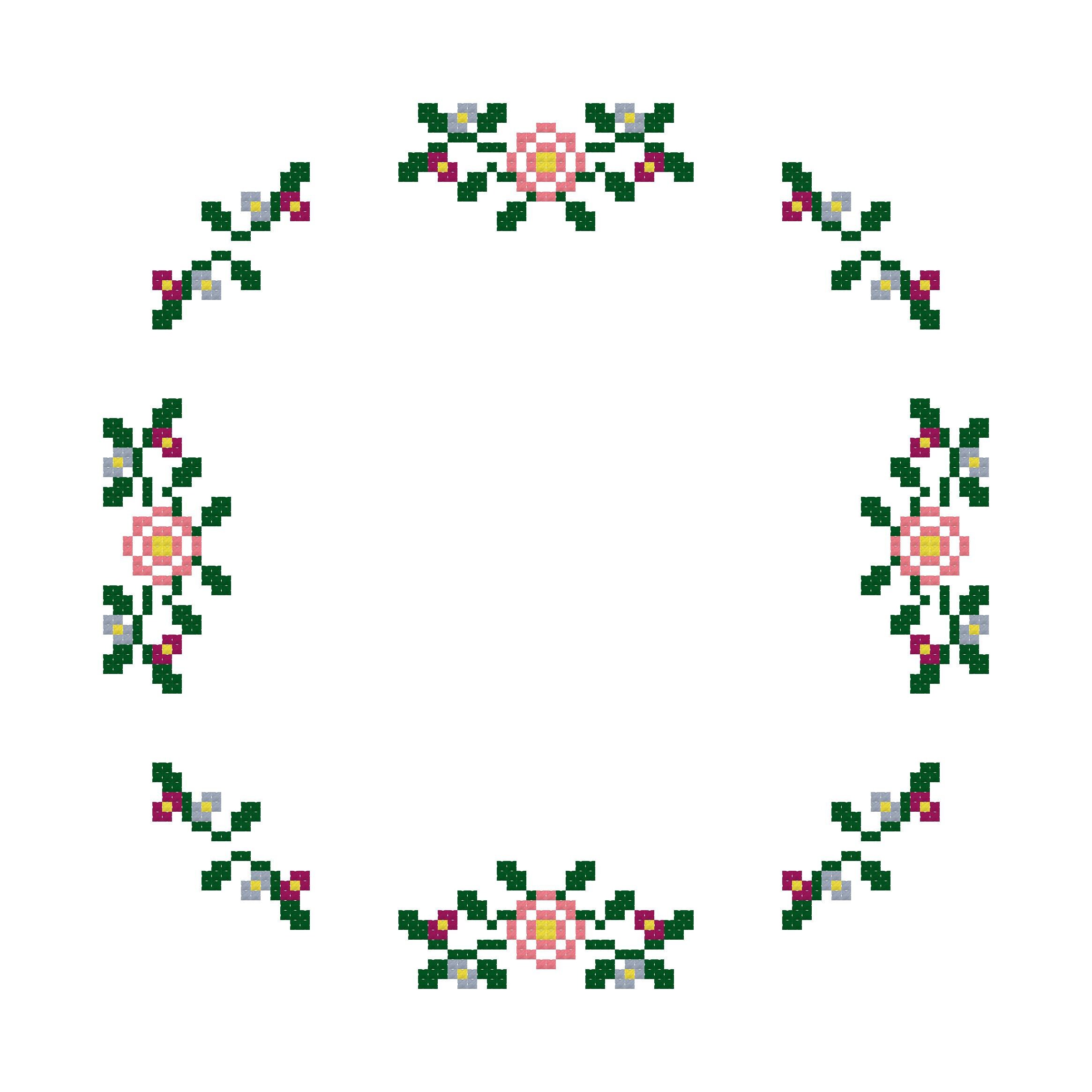 Free Cross Stitch Patterns Floral Borders at Terry Cooper blog