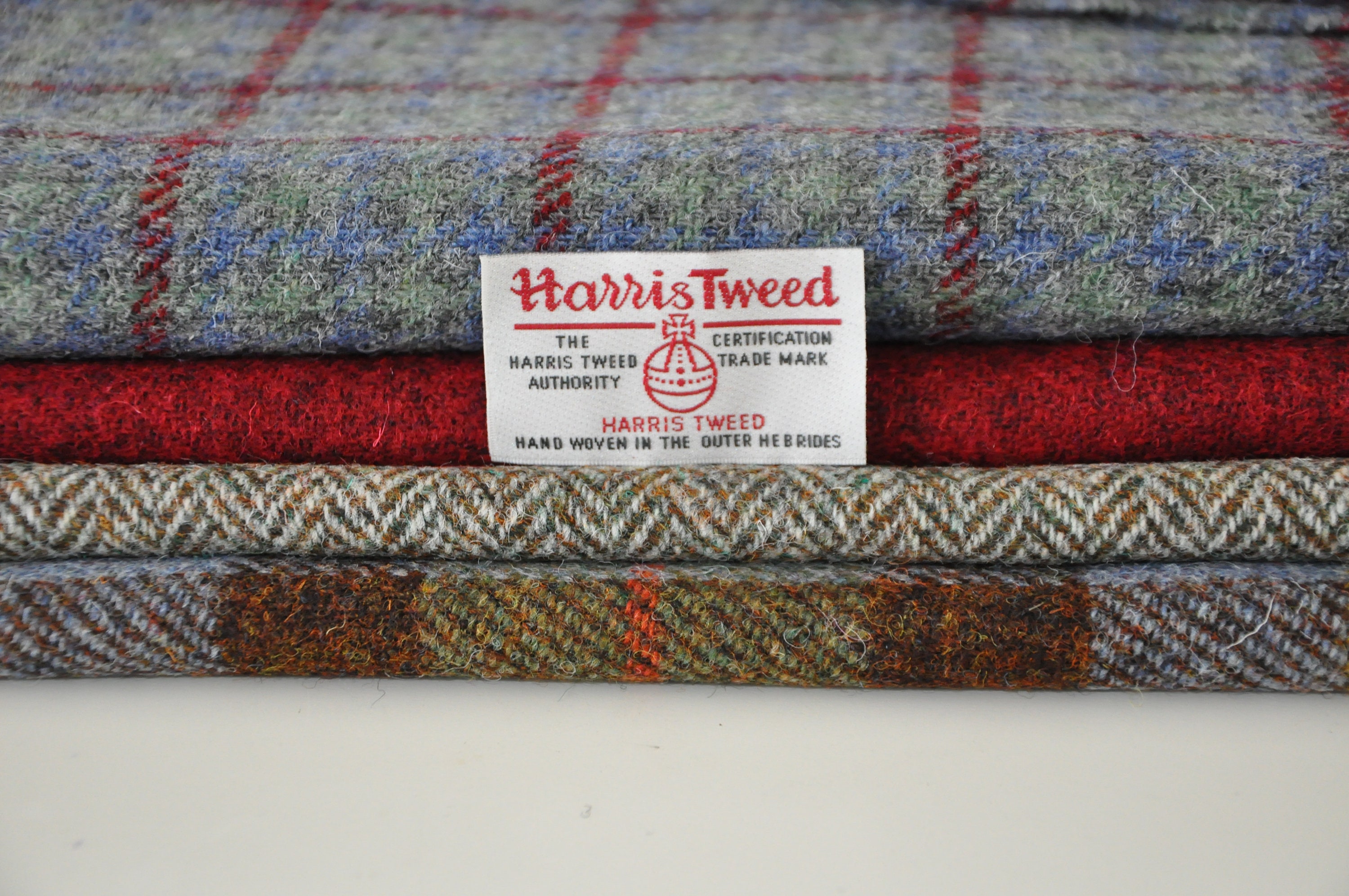 Harris Tweed Fabrics 4 Piece Mix 38x25cm -  Ireland