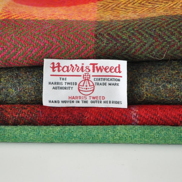 Harris Tweed Fabrics - 4 Piece Mix