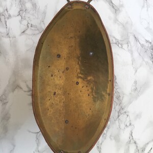 Vintage Russian Brass and Copper Pedestal Bowl Imperial Russia image 5