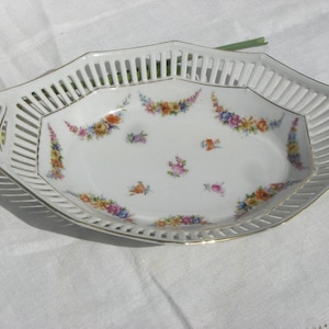 Dish - Bavarian Porcelain Dish by Schumann - Vintage