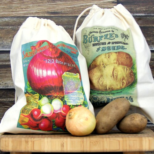 Potato and Onion Storage Bags Etsy