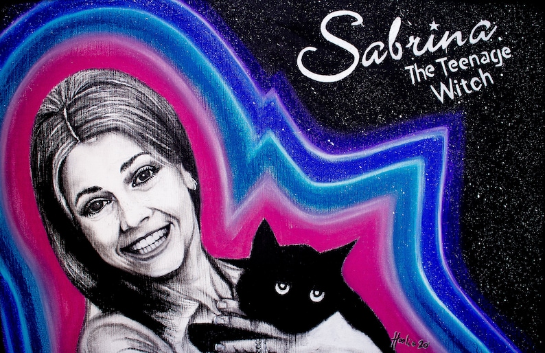 Sabrina and Salem Art Print