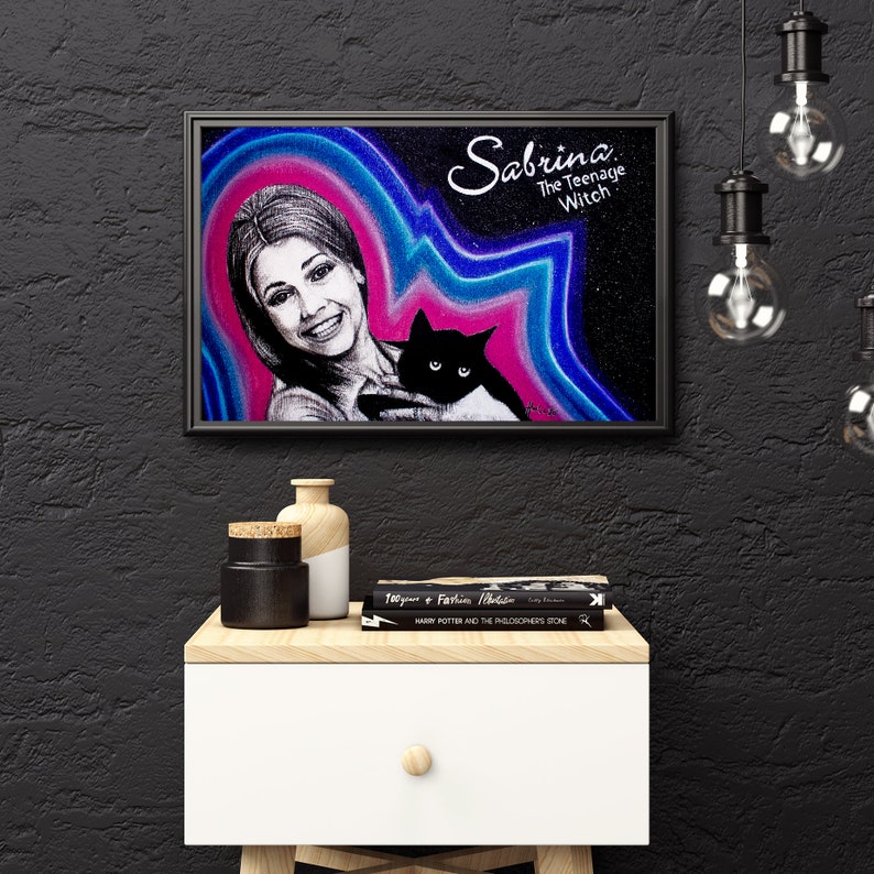 Sabrina and Salem Art Print