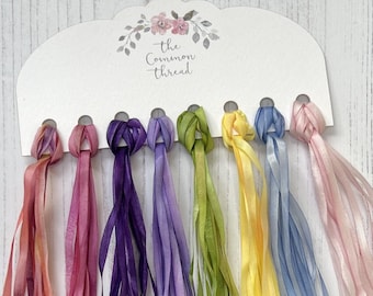 Spring Fling - 4mm silk ribbon collection