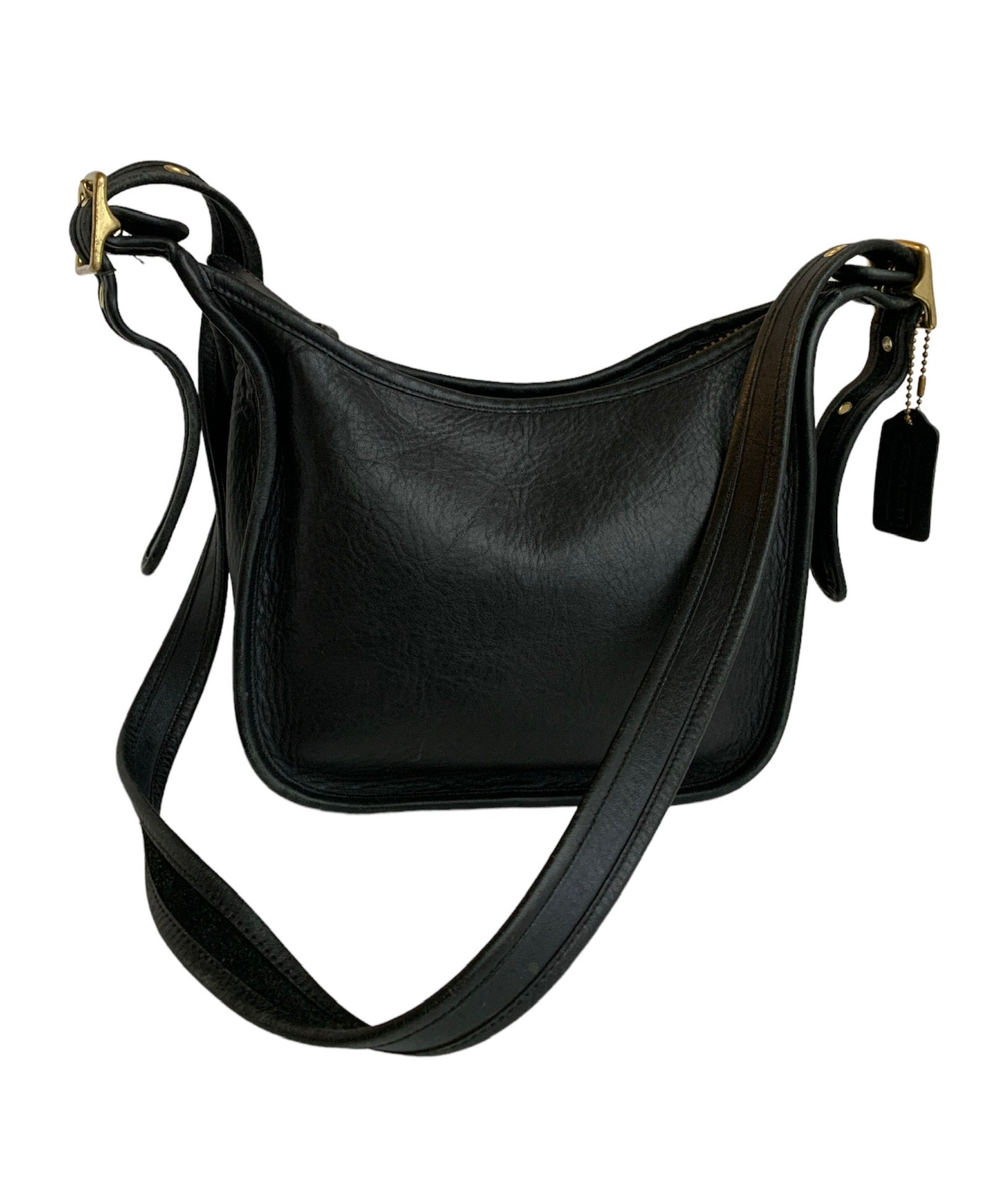 COACH F09950 Leather Hobo Crossbody Bag Satchel Purse