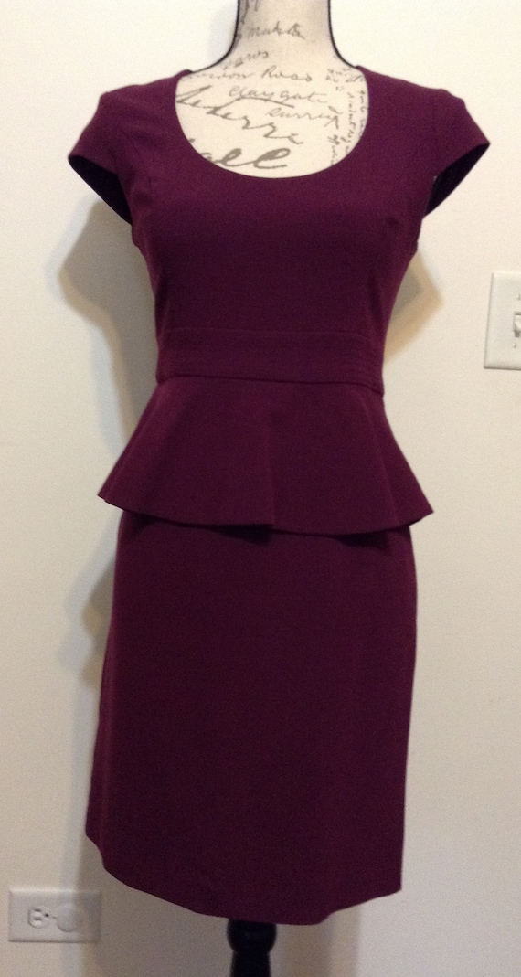 Ann taylor purple dress cheap