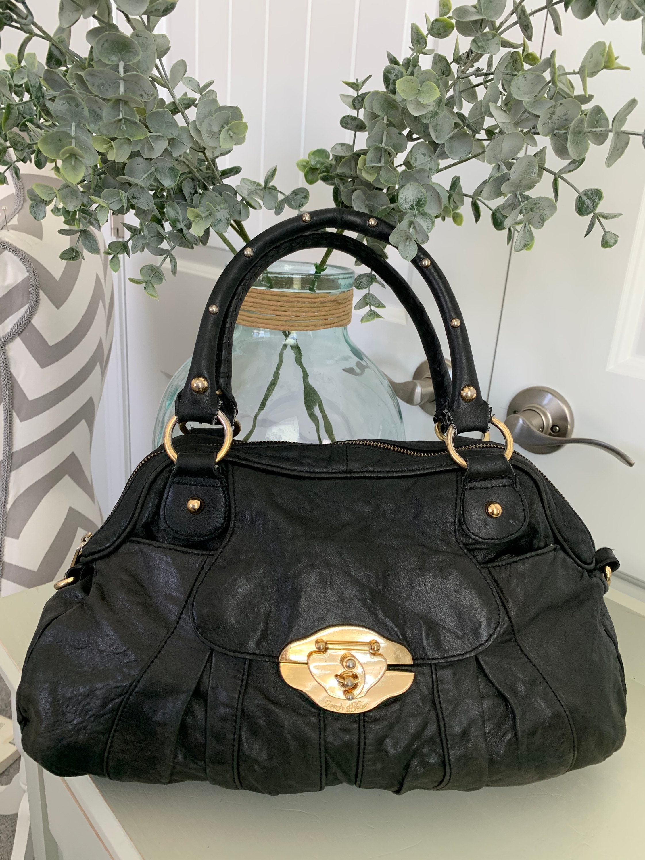 Rough roses leather handbags new arrivals
