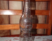 Vintage Clear NuGrape Imitation Grape Soda Bottle 1932 8 oz Very Rare