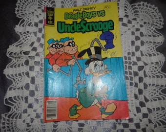 Fumetti vintage di Walt Disney, "The Beagle Boys VS Uncle Scrooge"..1979