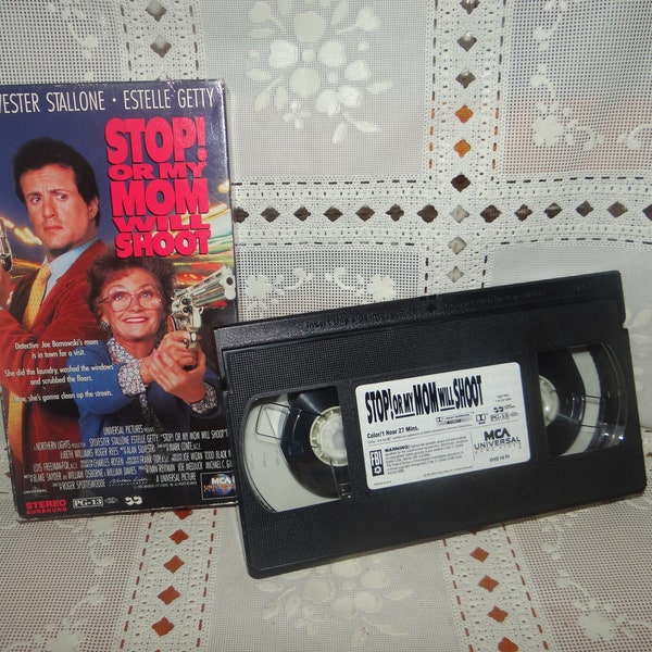 Stop of My Mom Vhs Etsy