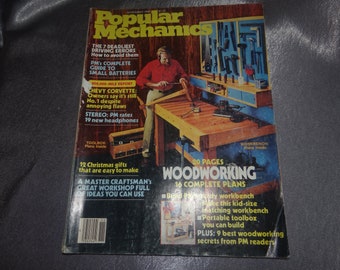 Vintage Popular Mechanic Magazine. Novembre 1980