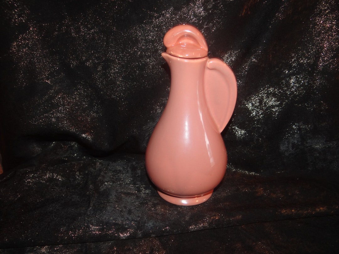 Very Unique Vintage Pitcher With Lid... It is a Light Milk Chocolate