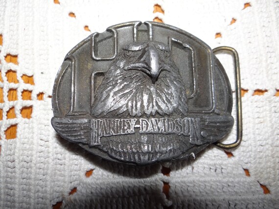 vintage harley davidson belt buckle
