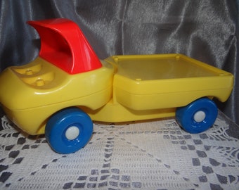 Vintage 1980er Jahre Little Tykes Pritschen-LKW..1985 Kinder-Spielzeug..Nur der LKW..Nichts sonst