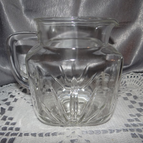 Vintage Federal Glass Pitcher.. In Really Nice Condition.