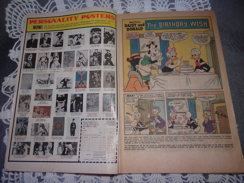 Vintage Walt Disney Daisy and Donald Comic Book by Gold Key..1976 zdjęcie 3