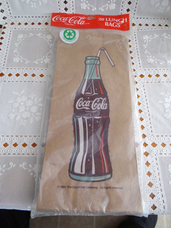 Rare Find!! Brand New Vintage Bag of Coke Brown Pa