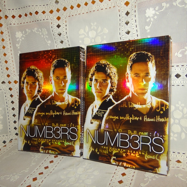 Two DVD's Sold of Season 4 of the TV Series, " Numbers"... Sold Separately